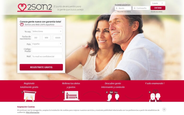 ¿2Son2.com es una opción real para conocer gente? Opinión y análisis del sitio