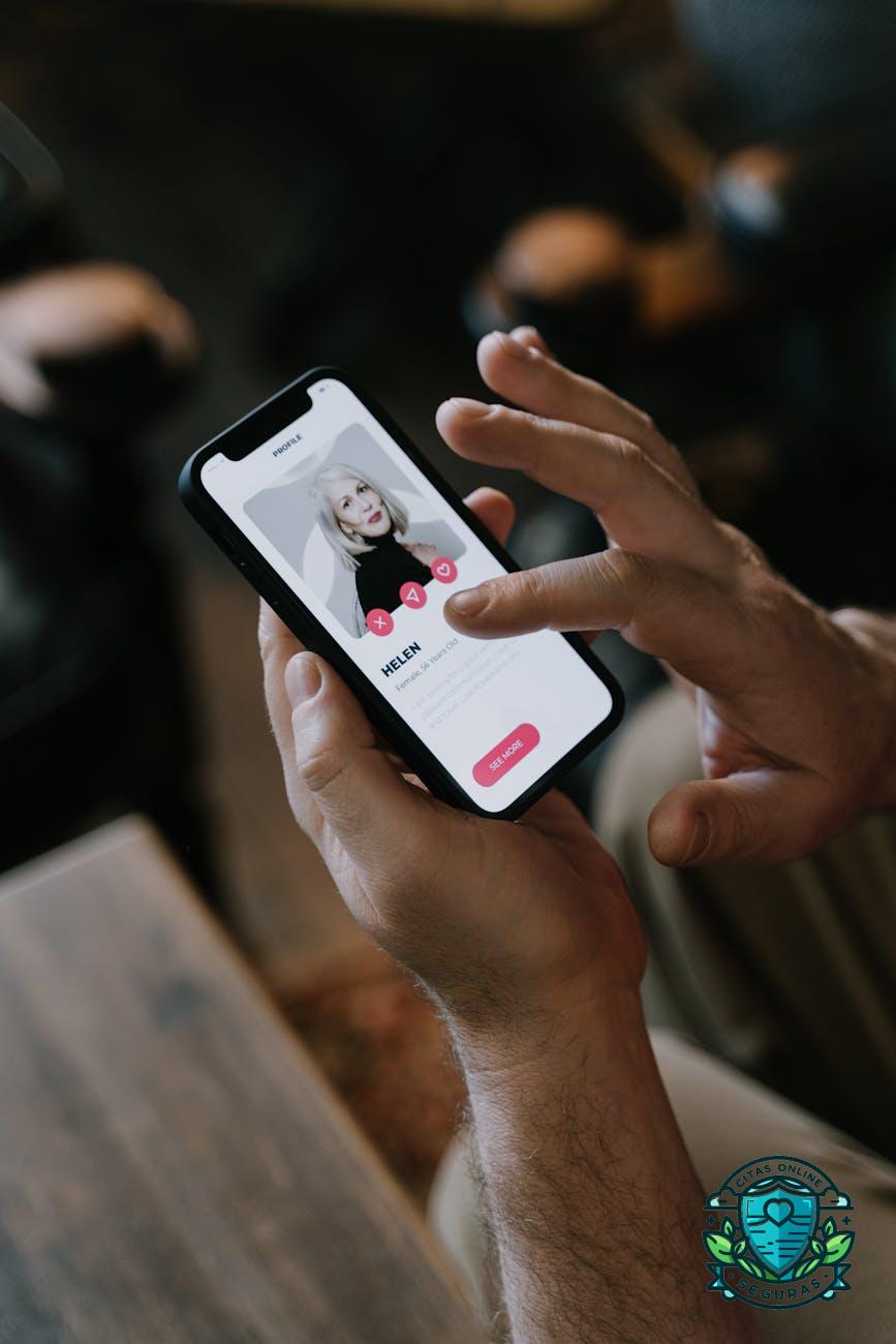 person looking at a contact in cellphone